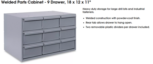 ADD ON 9 DRAWER UNIT
