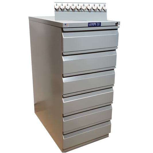Lund Six Drawer Key Cabinet